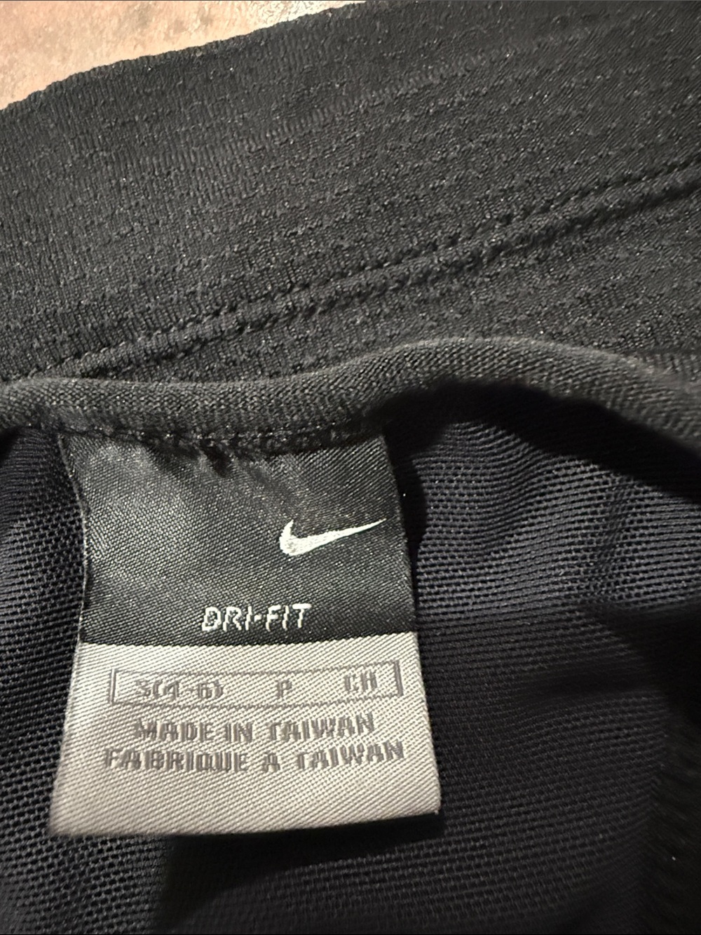 Nike Black Racerback Athletic Tank with White Swoosh - Picture 4 of 4